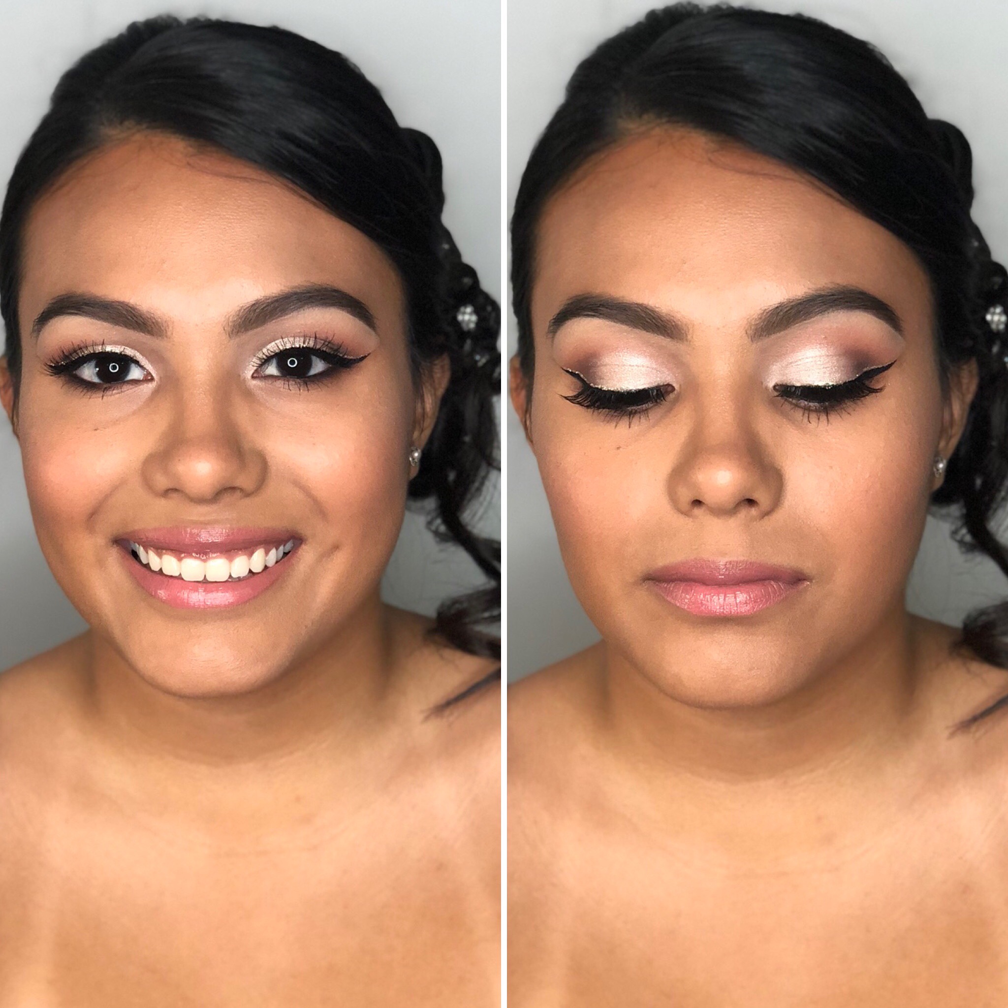Editorial makeup work by Makeup Mev